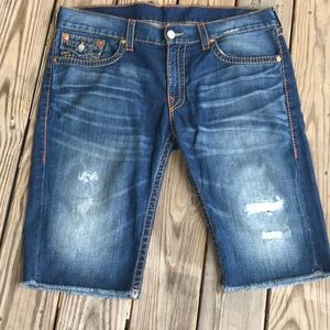 True Religion jeans and shorts
